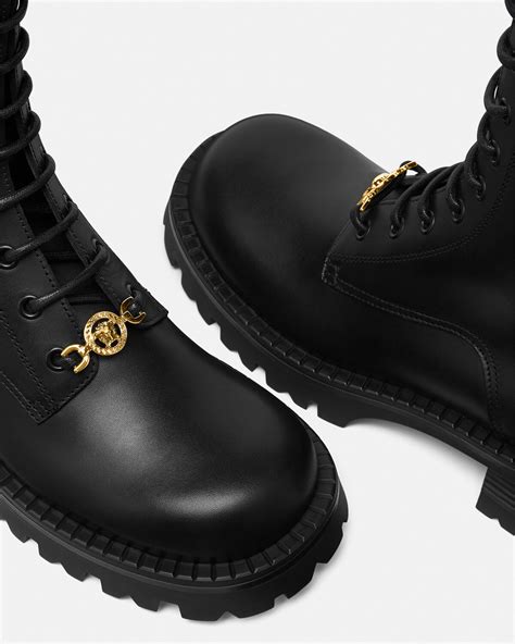 versace boots eh|versace lace up boots.